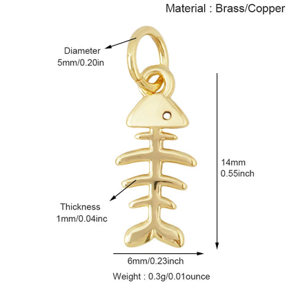 Golden Fish Charm
