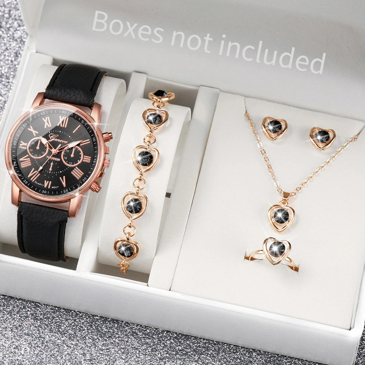 Ivory Butterfly Watch Set