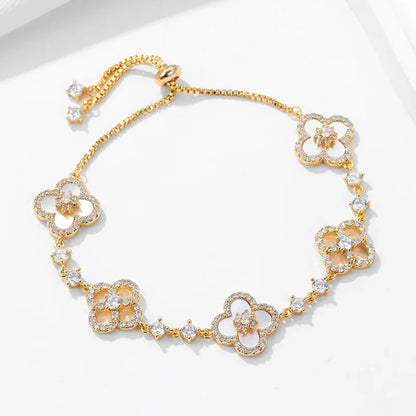 Sakura Clover Bracelet