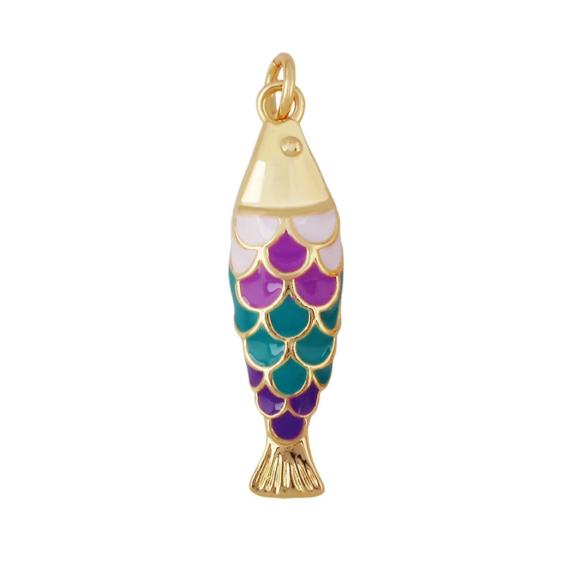 Golden Fish Charm