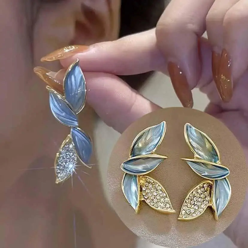 Emerald Butterfly Earrings