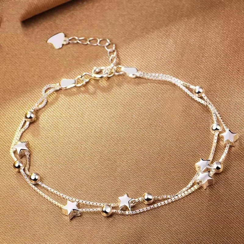 Silver Star Bracelet