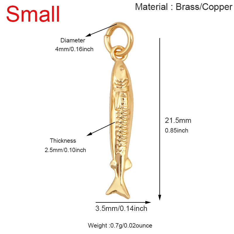Golden Fish Charm