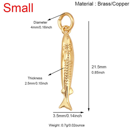 Golden Fish Charm
