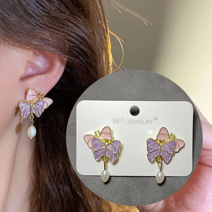 Butterfly Pearl Earcuff