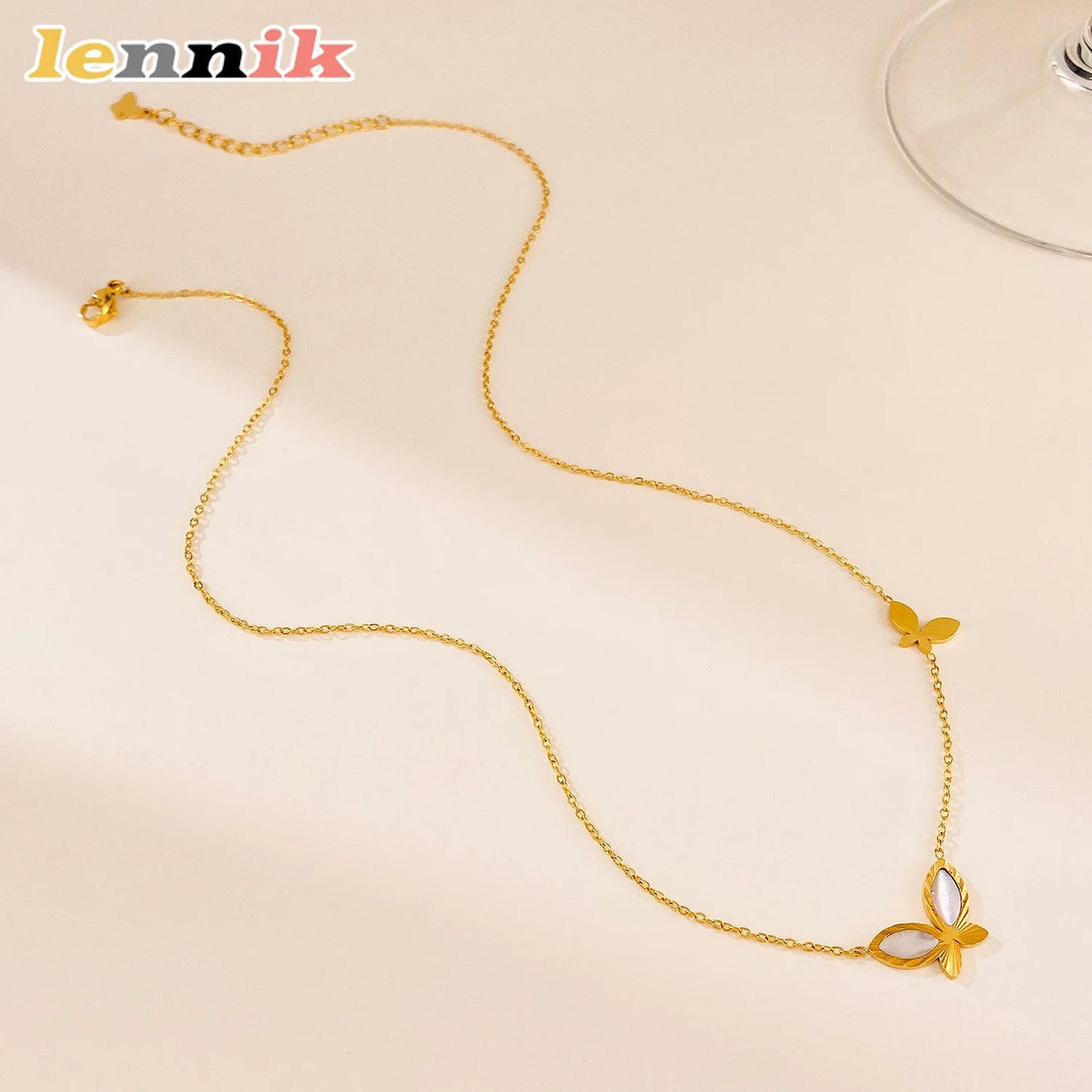 Fayra Butterfly Necklace
