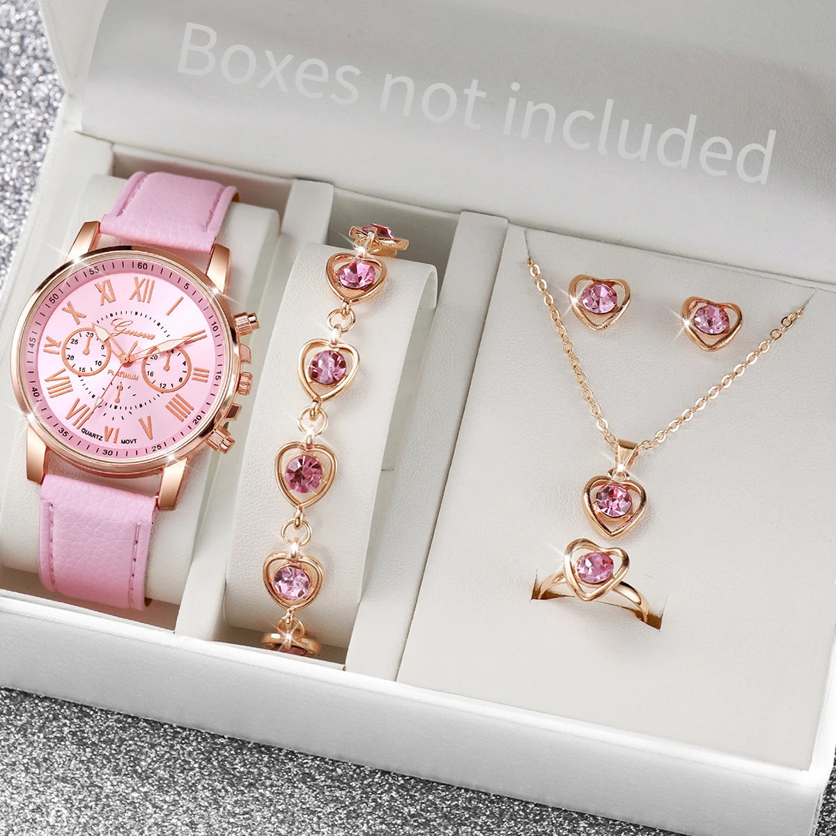 Blush Butterfly Watch Set