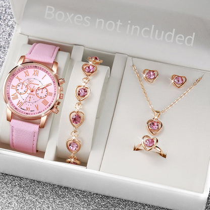 Blush Butterfly Watch Set