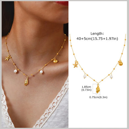 Ocean Pearl Necklace