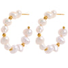 Cyndi Pearl Hoops