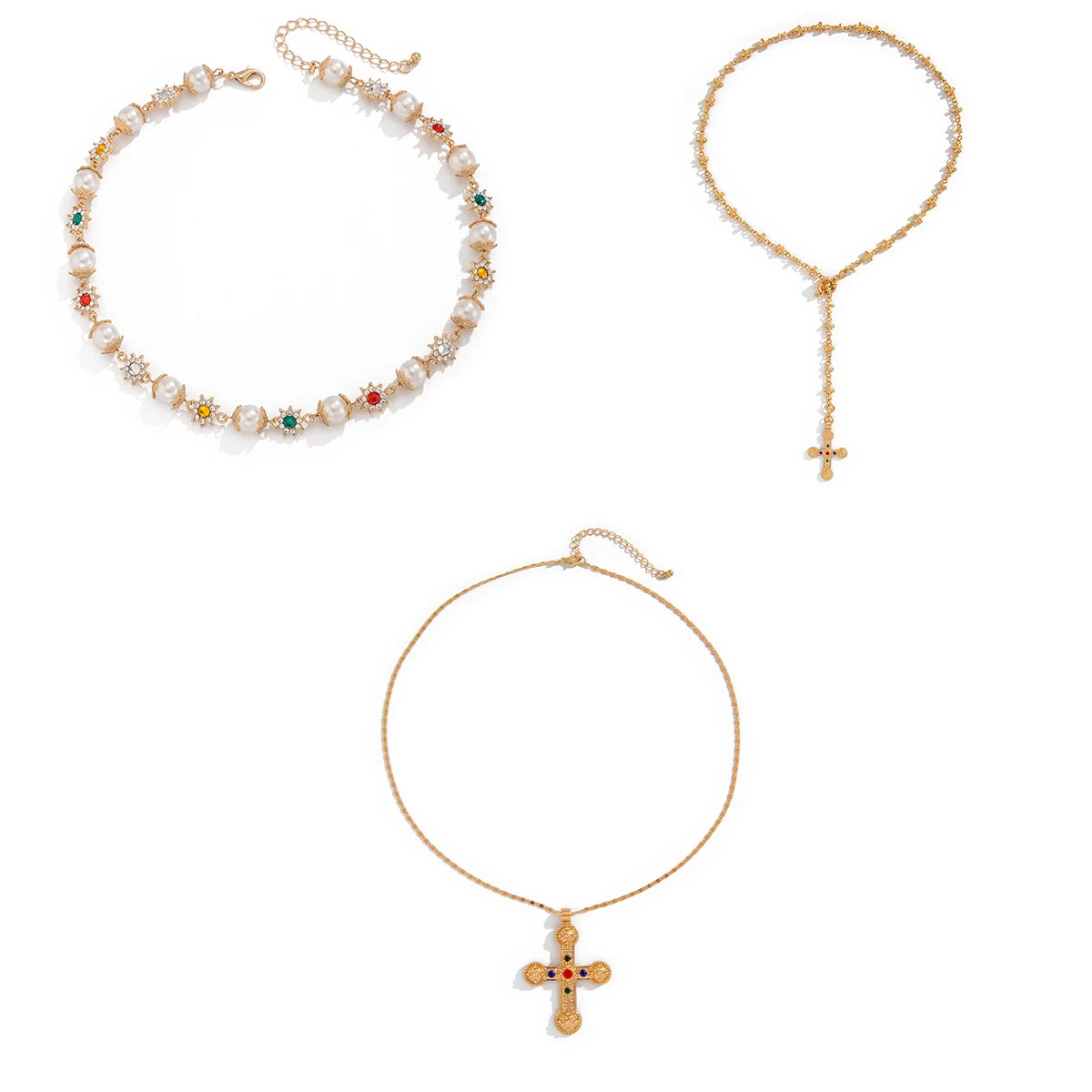 Trinity Cross Earrings