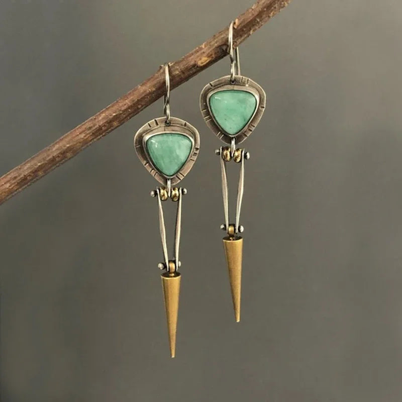 Violet Marble Earrings