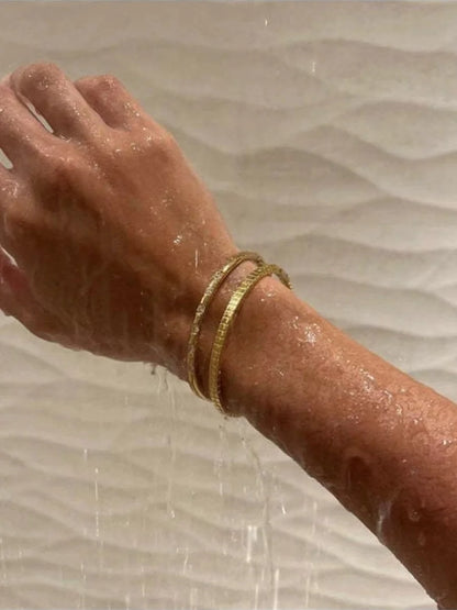 Stardust Gold Bangle