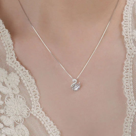 Swan Crystal Necklace