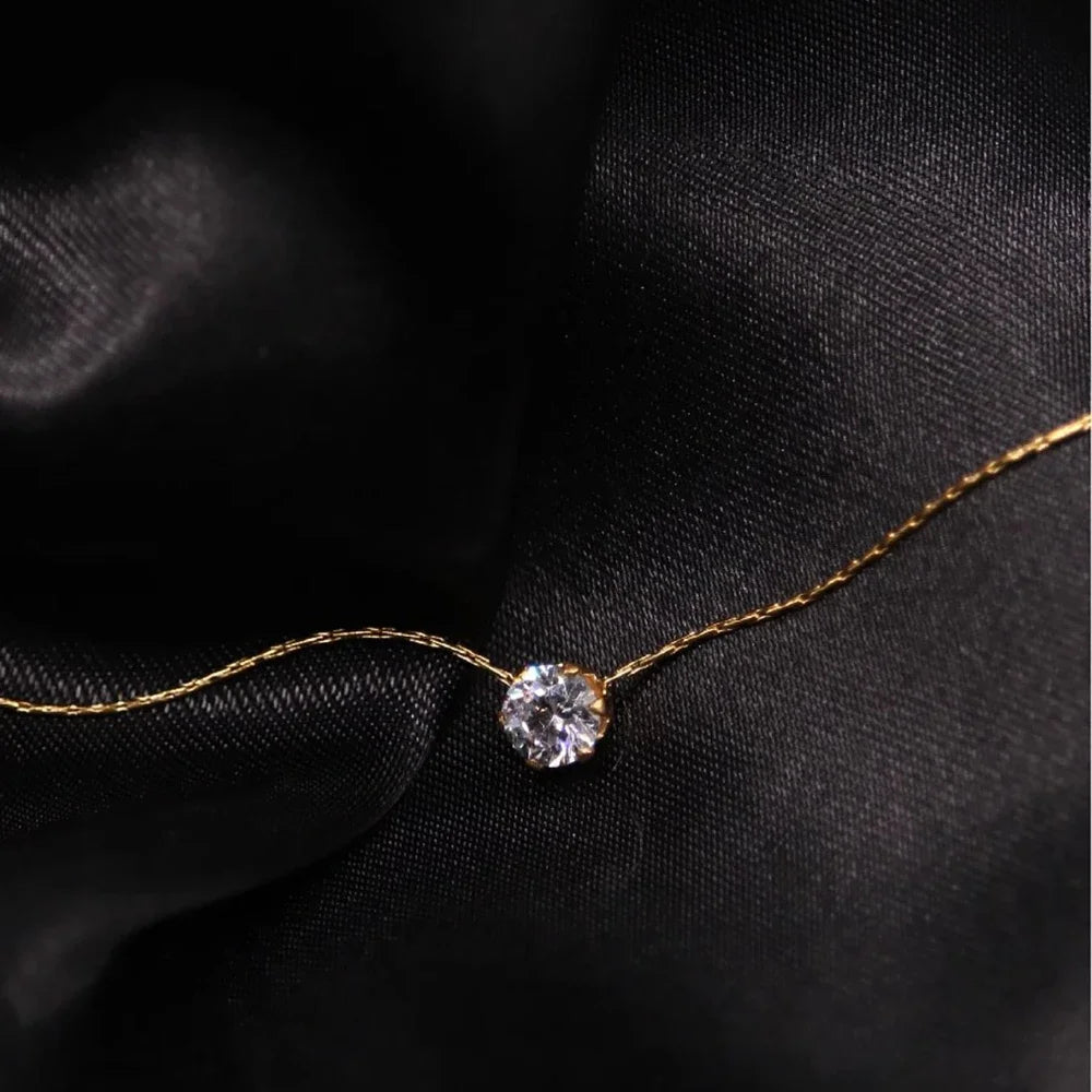 Solitaire Spark Necklace