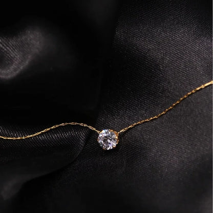 Solitaire Spark Necklace