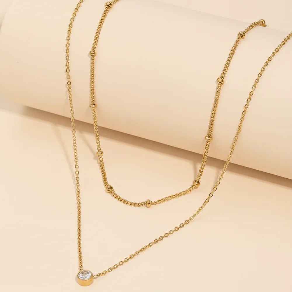 Diamond Layer Necklace