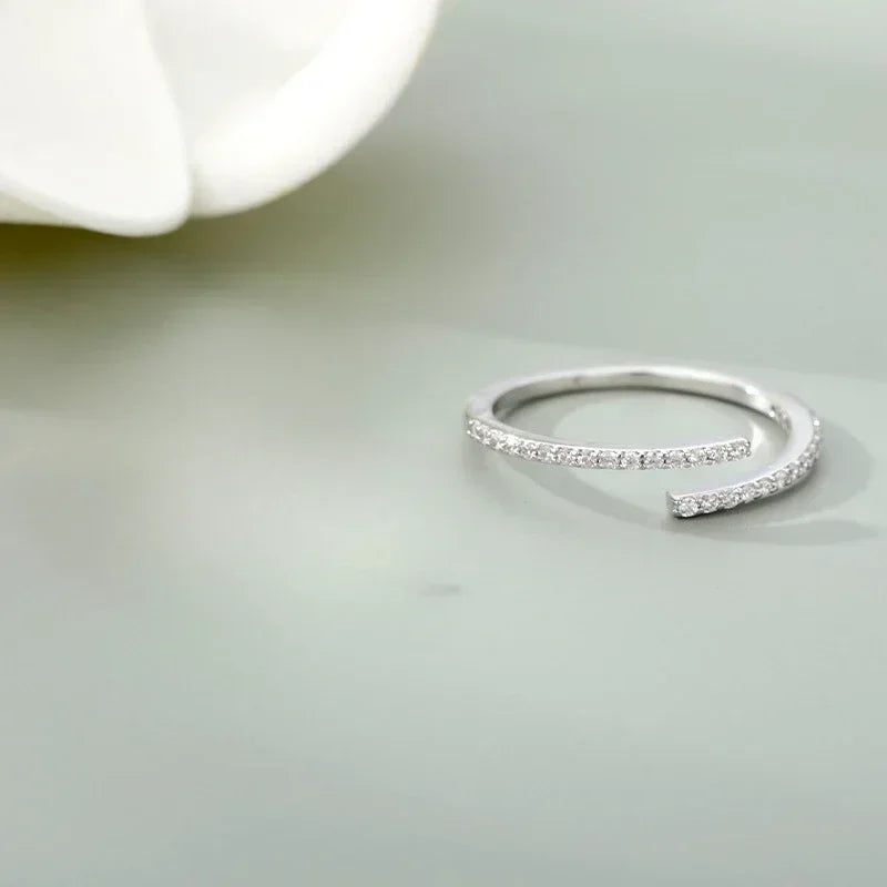 Crystal Open Ring