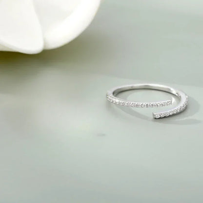 Crystal Open Ring