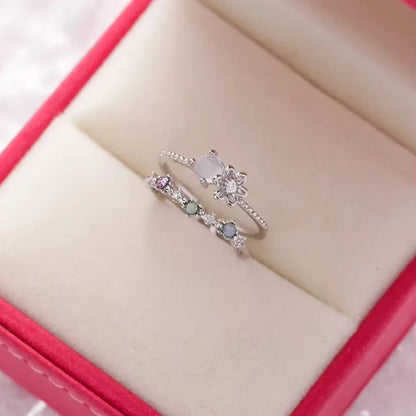 Floral Open Ring
