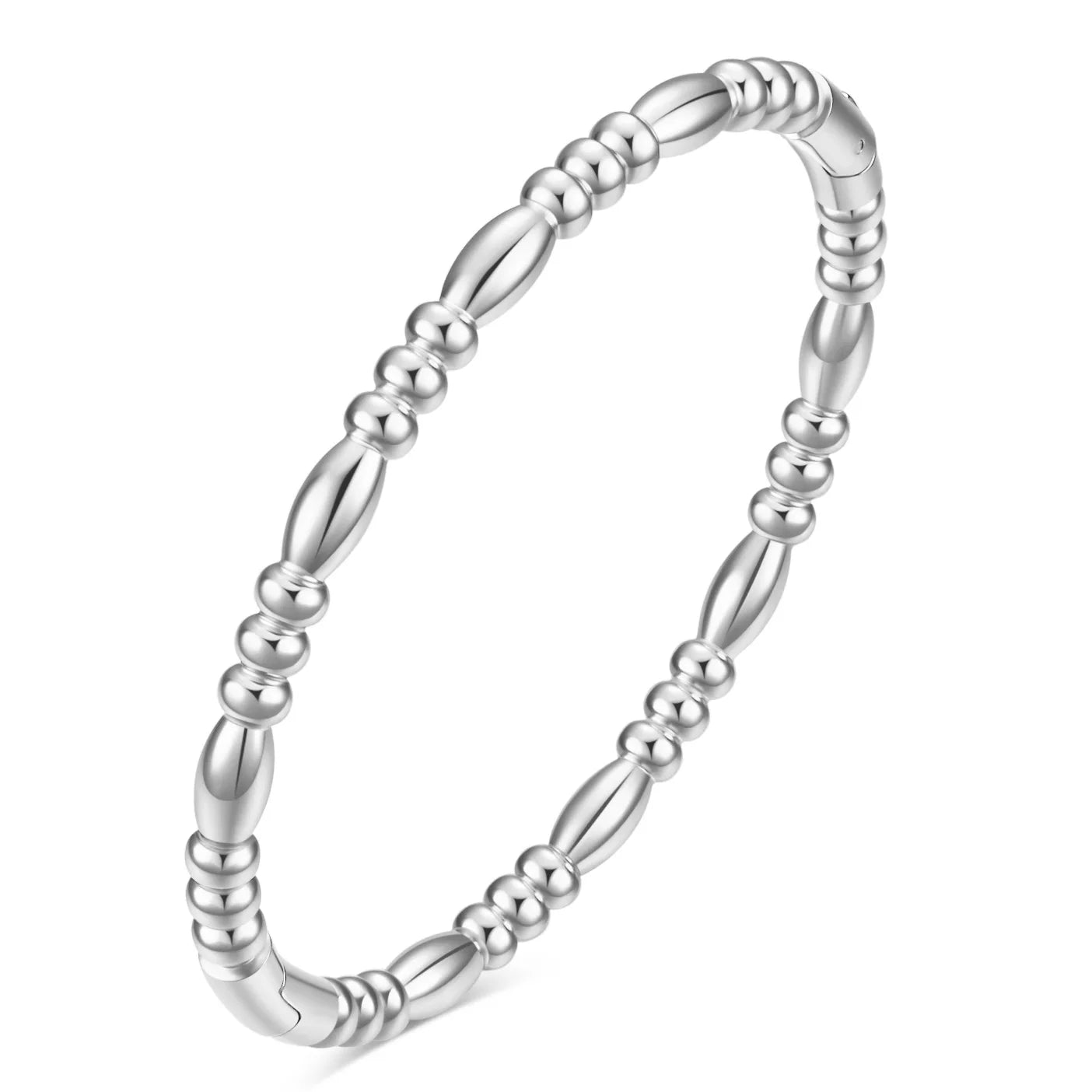 LETAPI Stainless Steel Bamboo Cuff Bracelets Bangles for Woman Gold Color Wedding Female Luxury Jewelry Gifts