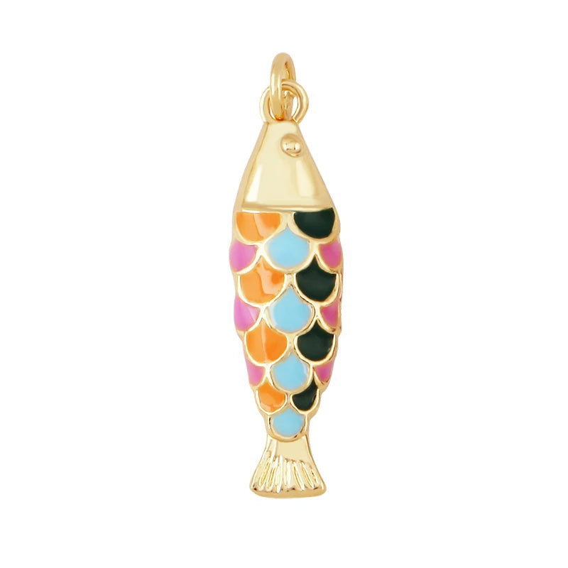 Golden Fish Charm