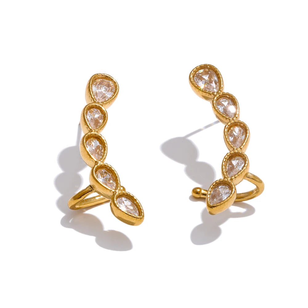 Ana Crystal Ear Cuff