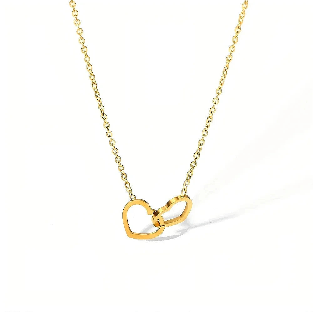 Linked Heart Necklace