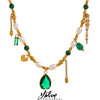 Emerald Charm Necklace