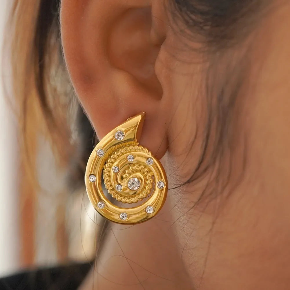 Adele Spiral Earrings