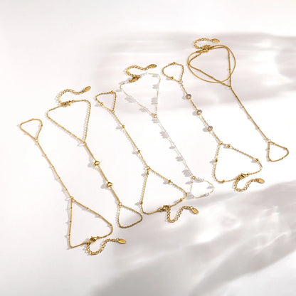 Golden Heart Handchain