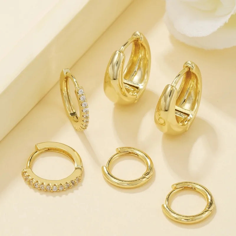 Trio Hoop Earrings