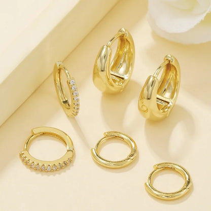 Trio Hoop Earrings
