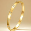 Lumi Clover Bangle