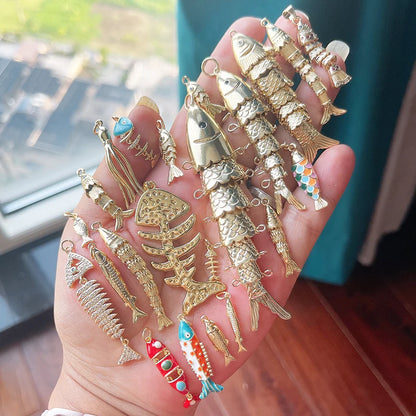 Golden Fish Charm
