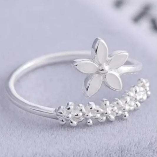 Floral Open Ring