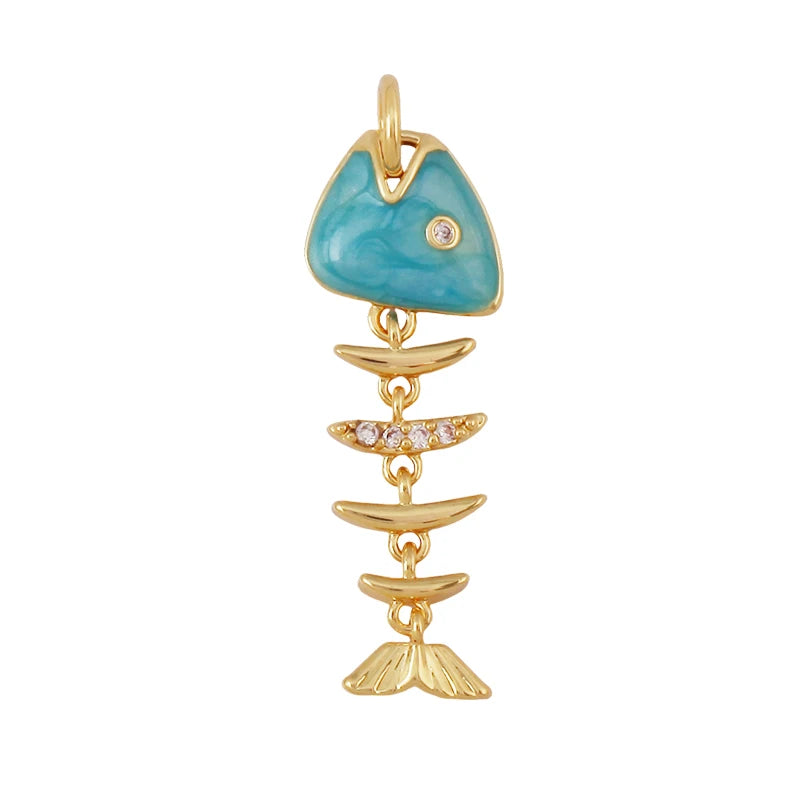 Golden Fish Charm
