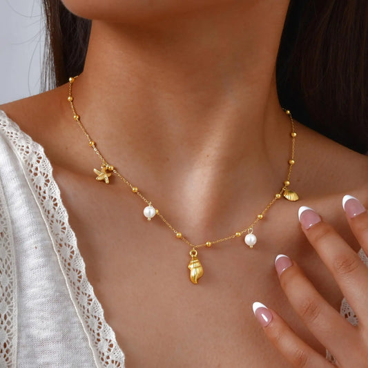 Ocean Pearl Necklace