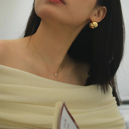 Solitaire Spark Necklace