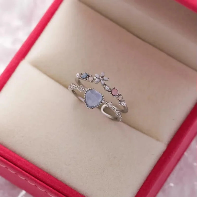 Floral Open Ring