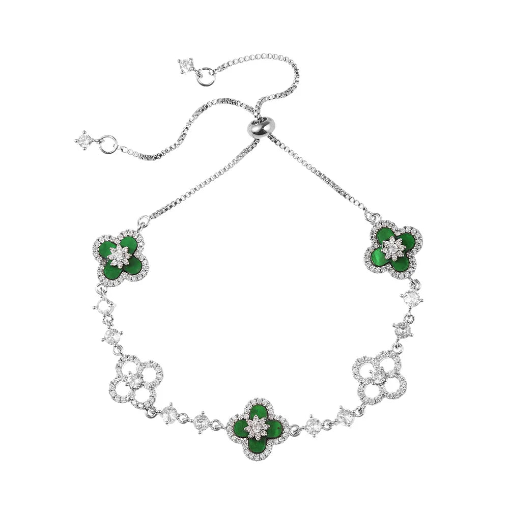 Sakura Clover Bracelet