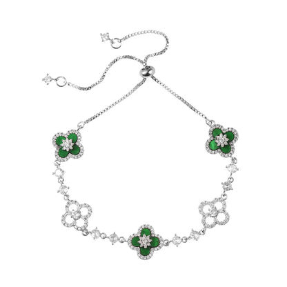 Sakura Clover Bracelet