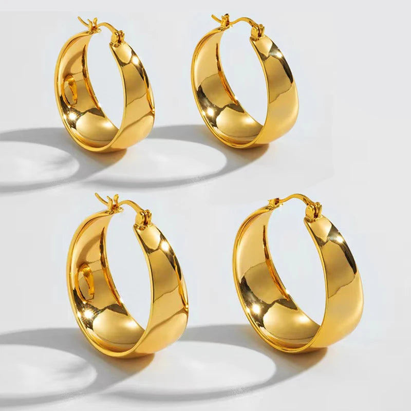 Bold Gold Hoops