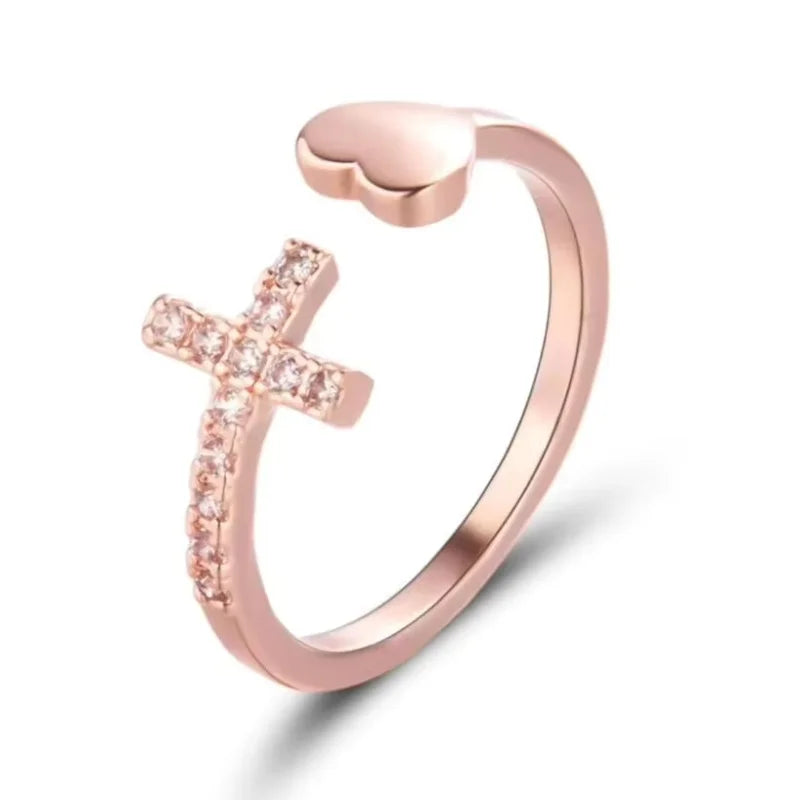 Floral Open Ring