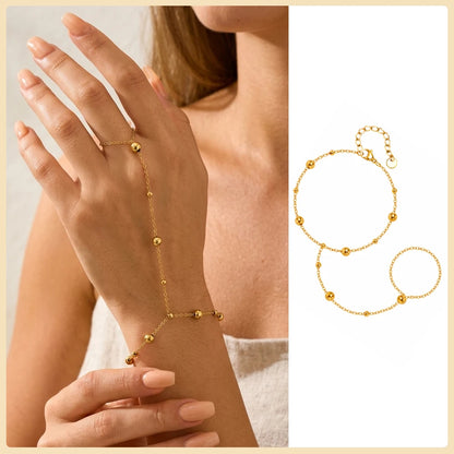 Golden Heart Handchain