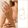 Golden Orbit Hand Chain