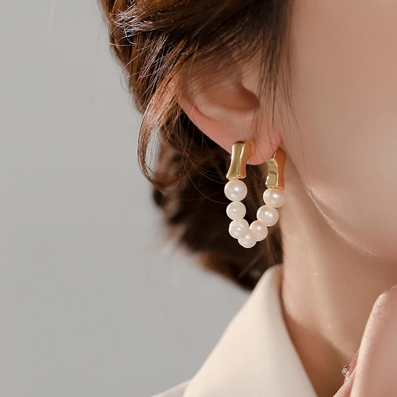 Seafoam Pearl Earrings