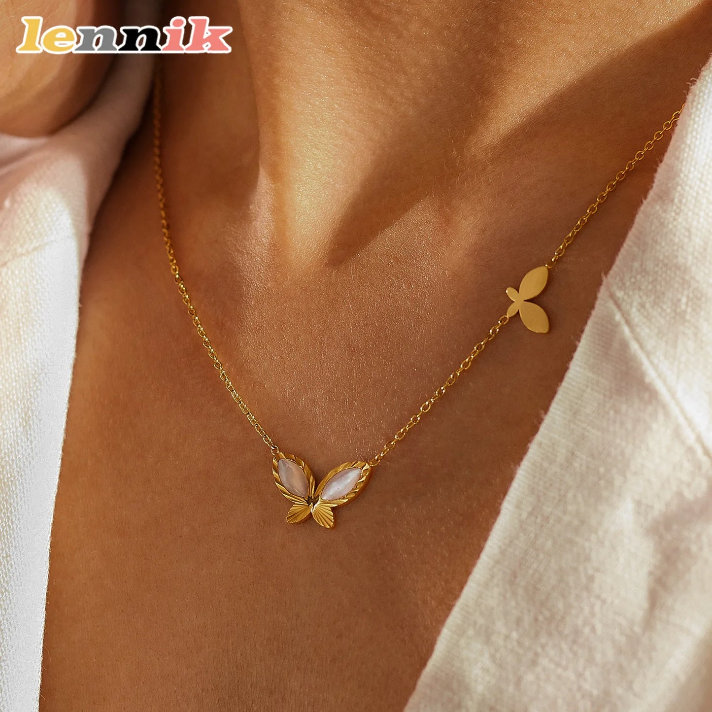 Fayra Butterfly Necklace