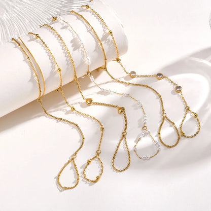 Golden Heart Handchain