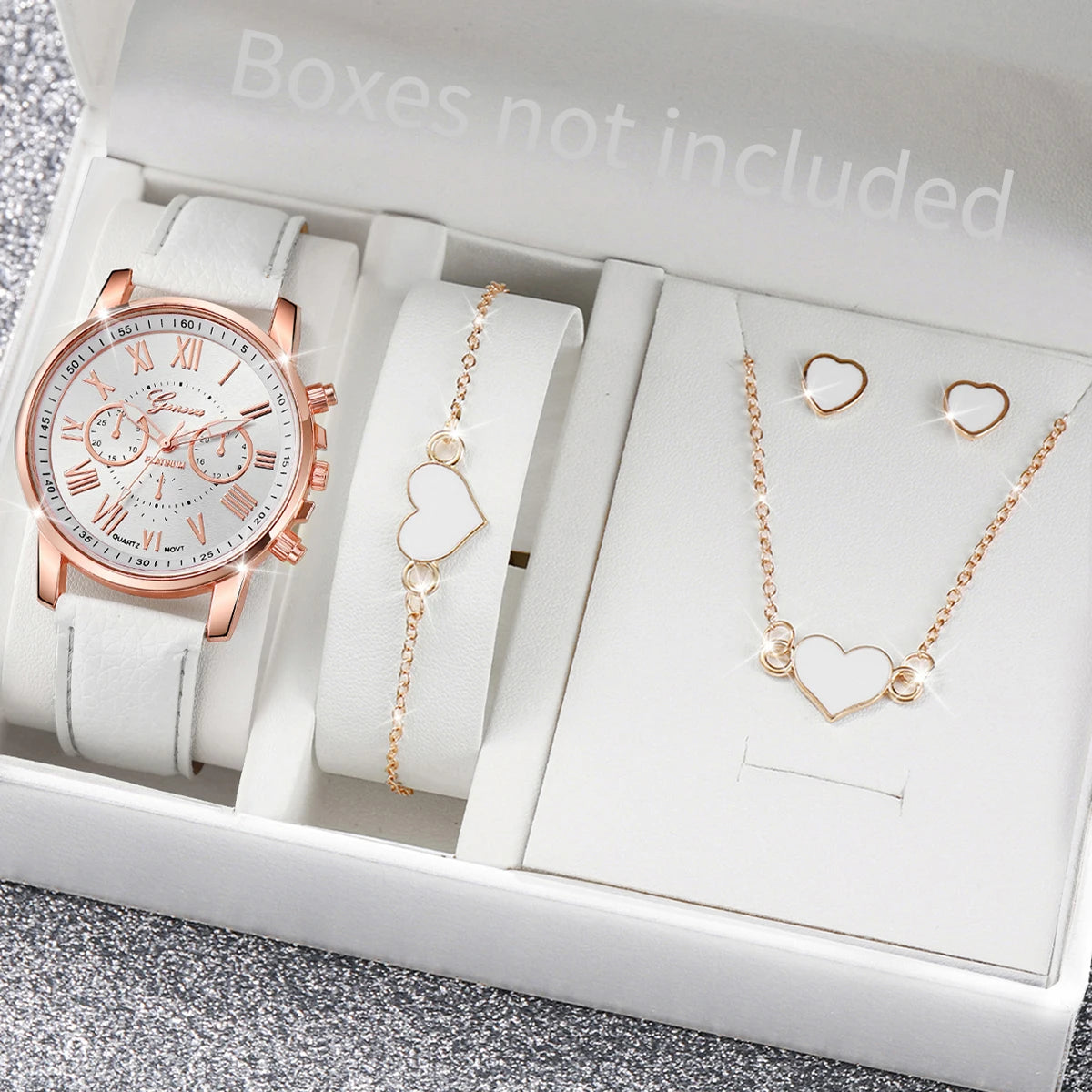Blush Heart Jewelry Set